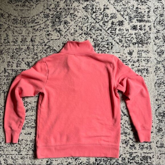 Small Amazon Essentials Pink Coral long sleeve lightweight fleece quarter zip - Picture 2 of 7